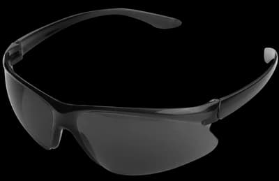 LENTES DE SEGURIDAD NEGROS CURVO