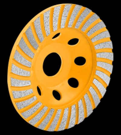 COPA TURBO PARA RECTIFICAR CONCRETO SEGMENTADA