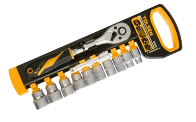 JUEGO DADOS Y RATCHET 12 PZAS 3/8″ MM