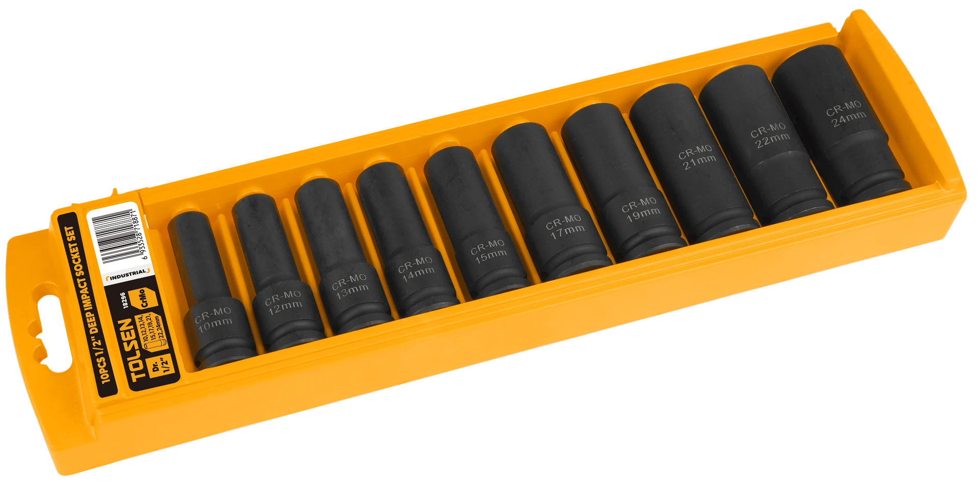 JUEGO DE DADOS LARGOS DE IMPACTO 10 PZAS 1/2″