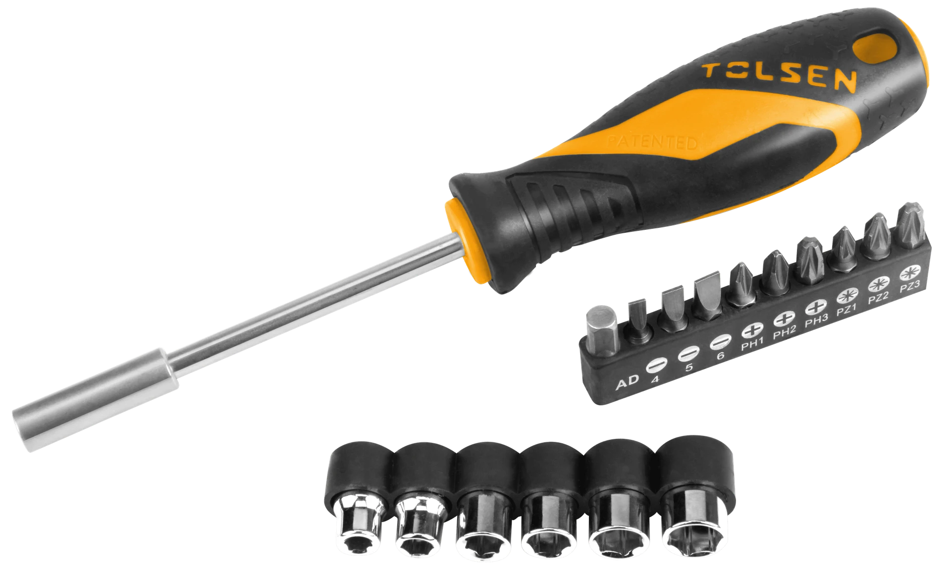 JUEGO DE 17 PUNTAS + DESTORNILLADOR