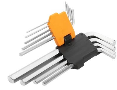 JUEGO DE LLAVES ALLEN BRAZO LARGO 9 PIEZAS