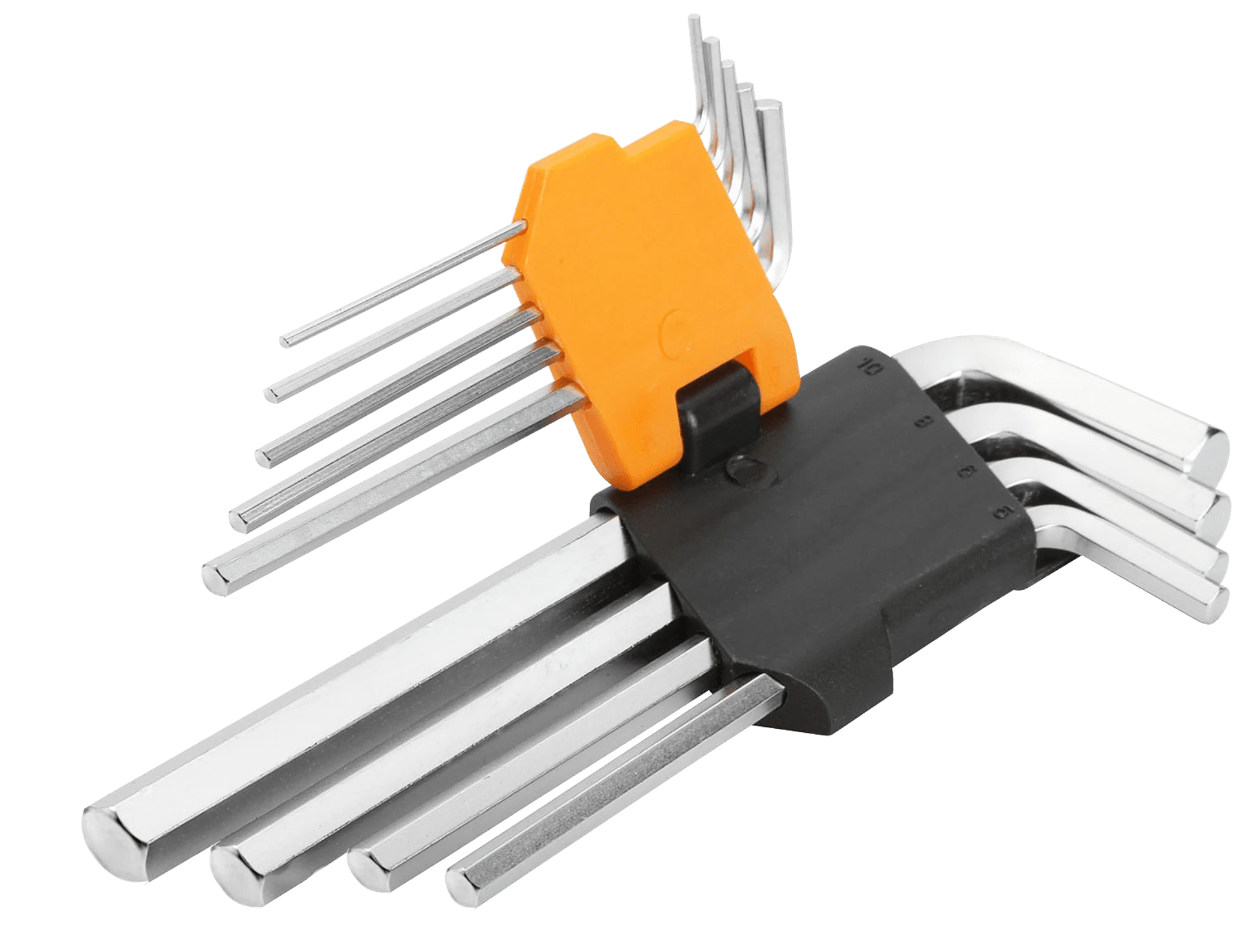 JUEGO DE LLAVES ALLEN BRAZO LARGO 9 PIEZAS