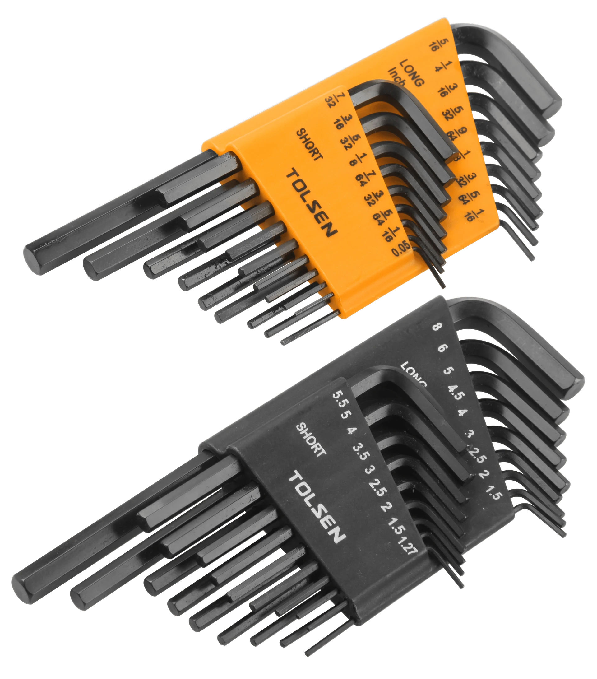 JUEGO DE LLAVES ALLEN MILIMETRICAS Y PULGADAS DE 36 PIEZAS