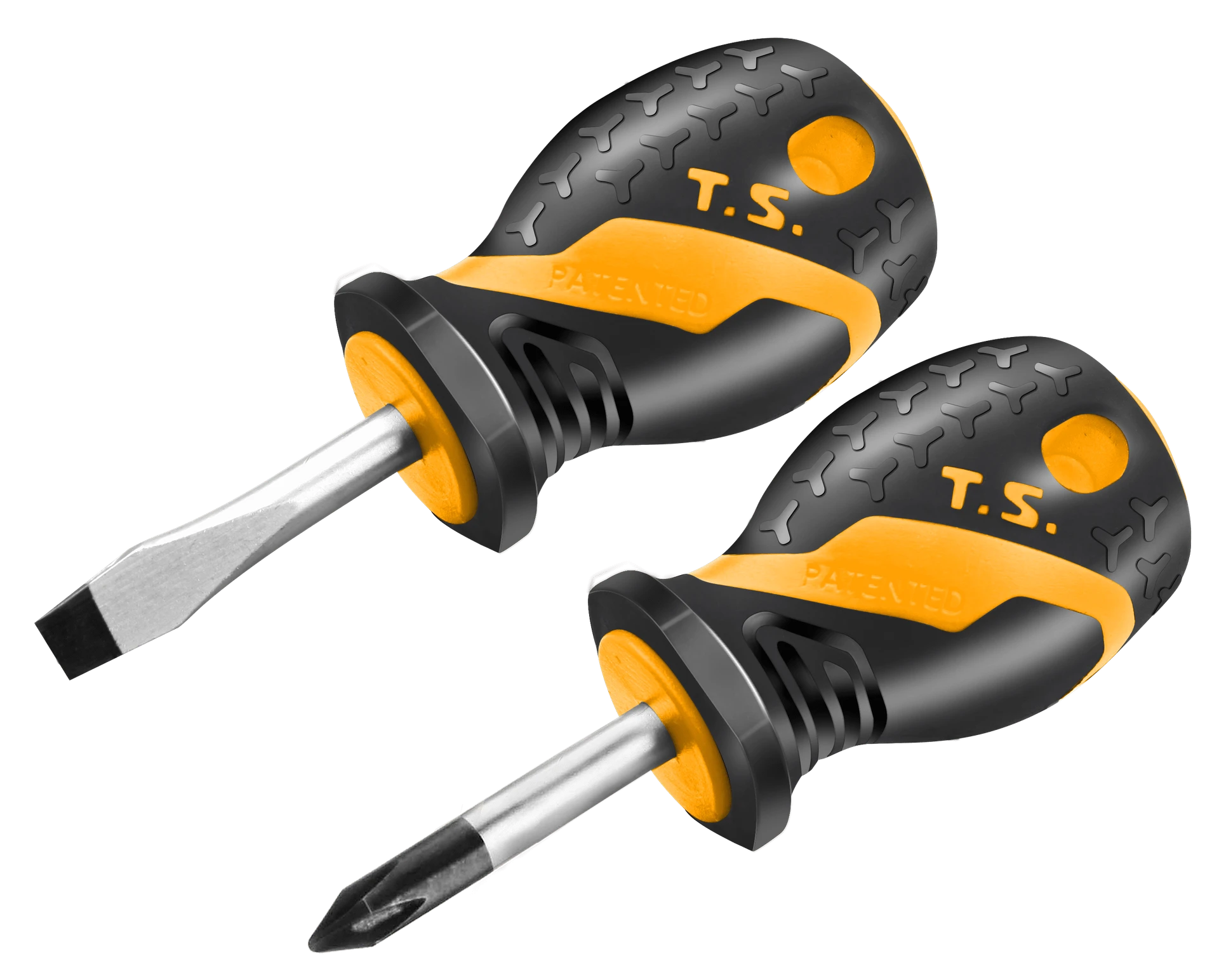 JUEGO DE 2 DESTORNILLADORES CORTOS