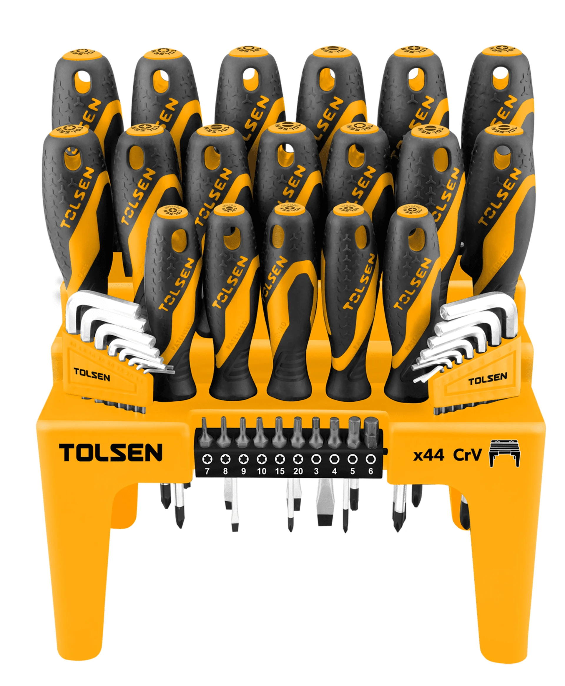 JUEGO DE DESTORNILLADORES 44 PIEZAS