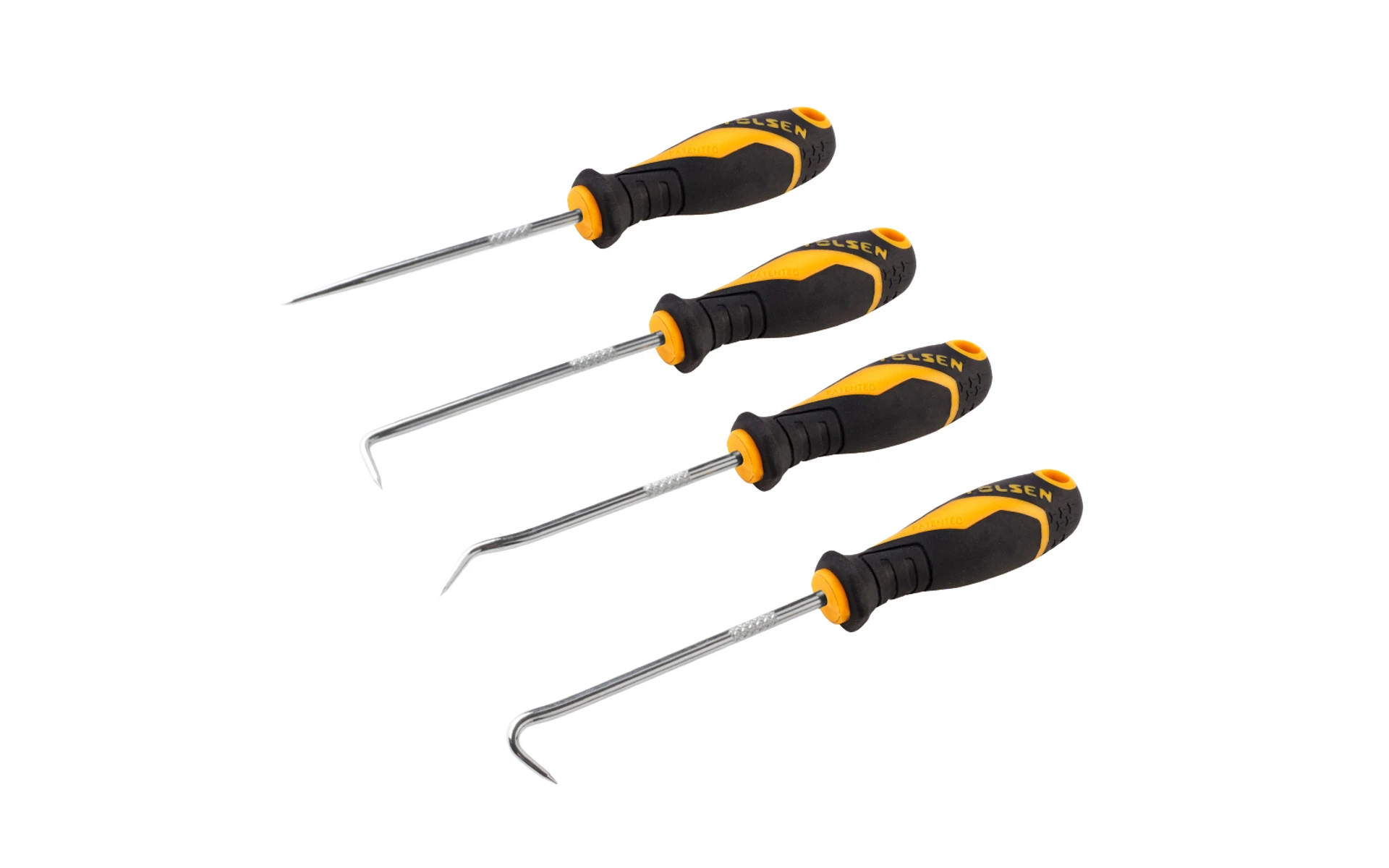 JUEGO DESTORNILLADORES PUNTAS Y GANCHOS 4 PZAS