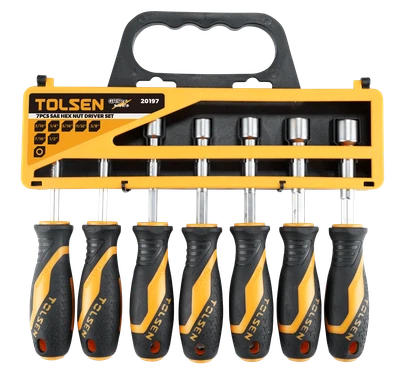 JUEGO DE DESTORNILLADORES COPA PULGADAS 7 PIEZAS