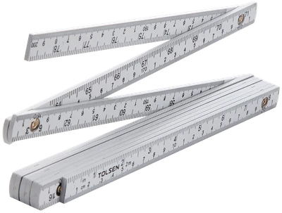 REGLA PLEGABLE (MÉTRICA Y PULGADAS)