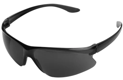 LENTES DE SEGURIDAD NEGROS CURVO