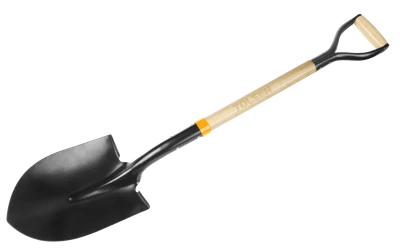 PALA DE ACERO REDONDA CON MANGO