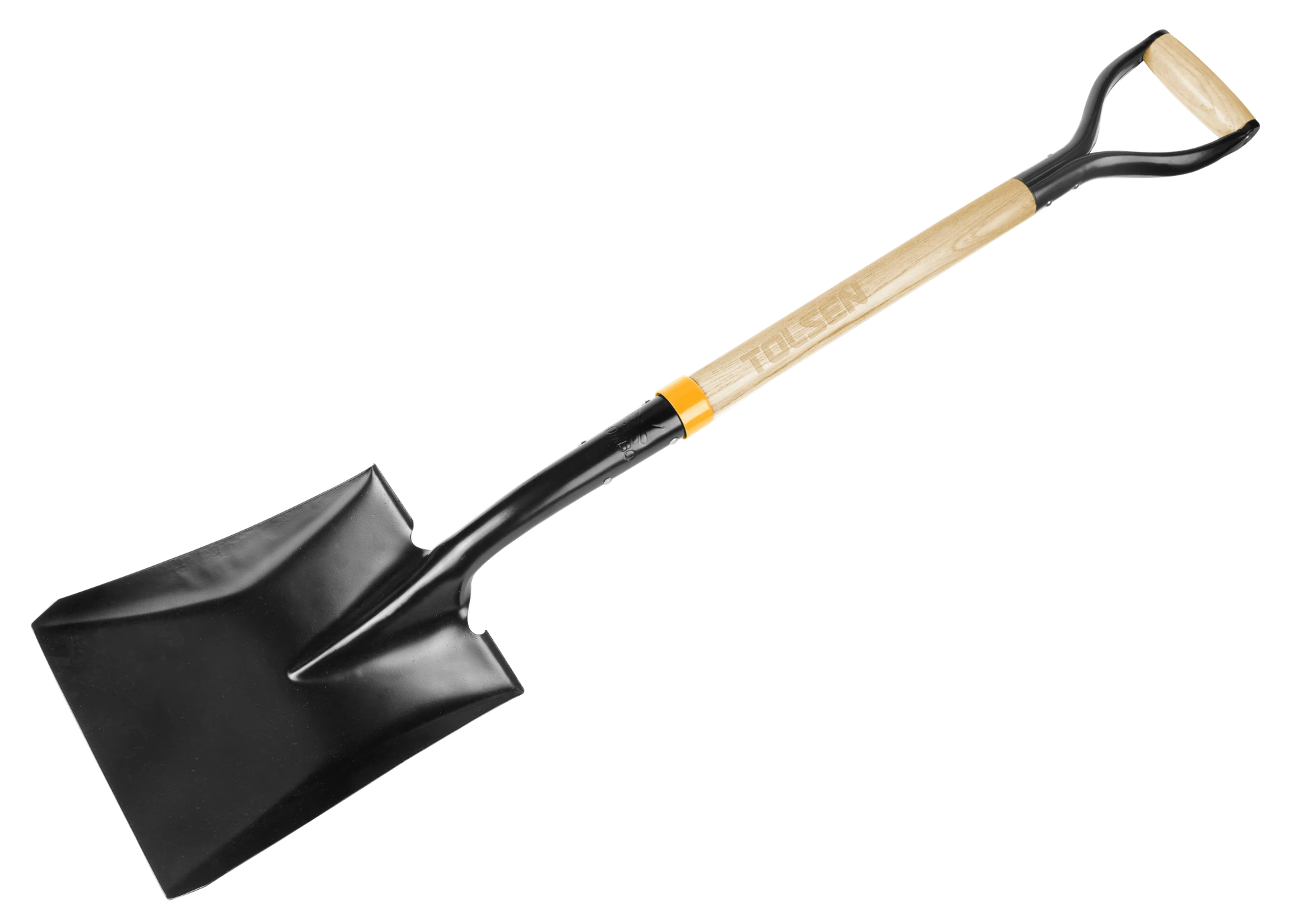 PALA DE ACERO CUADRADA CON MANGO