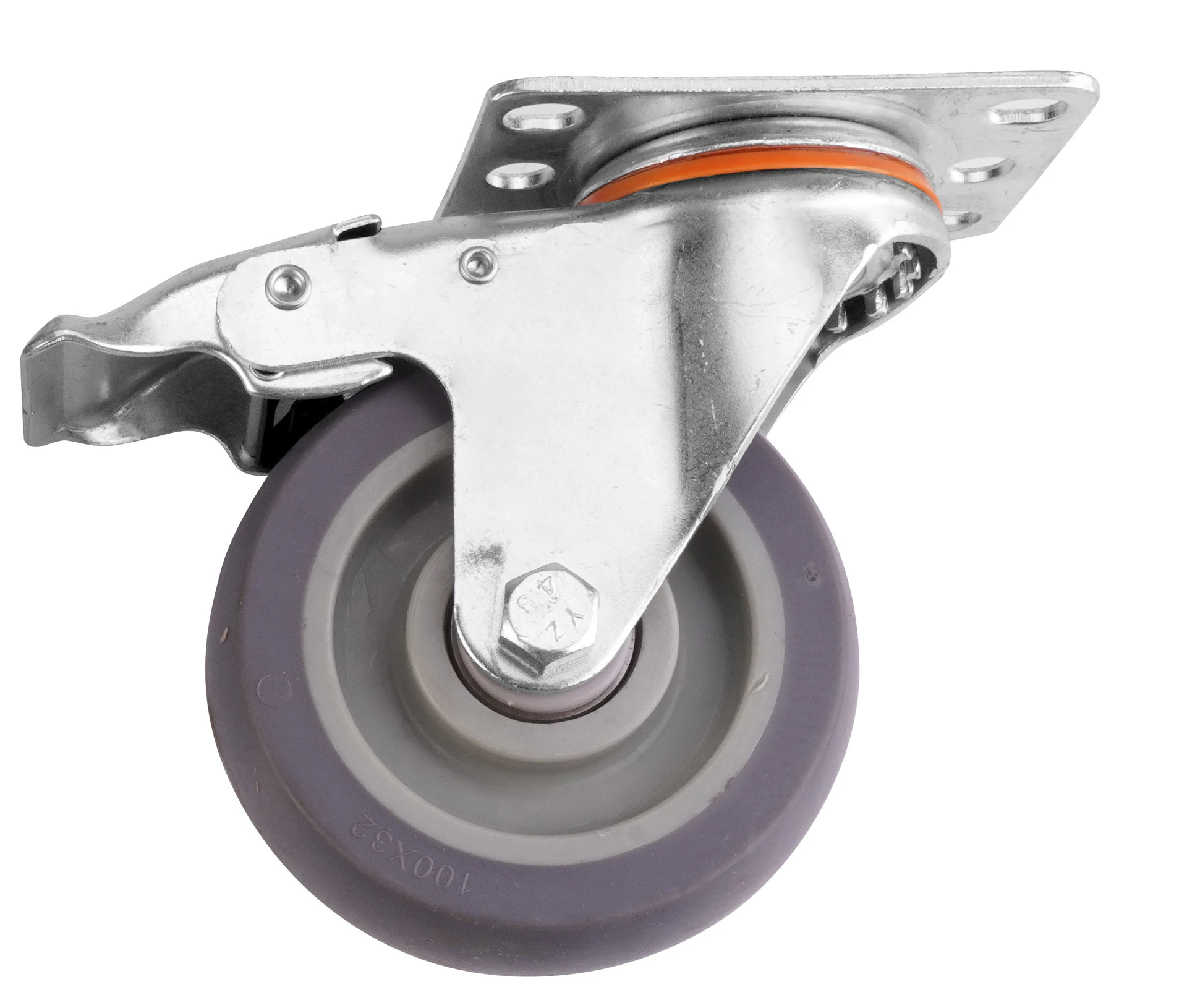 RUEDA CON FRENO REFORZADA