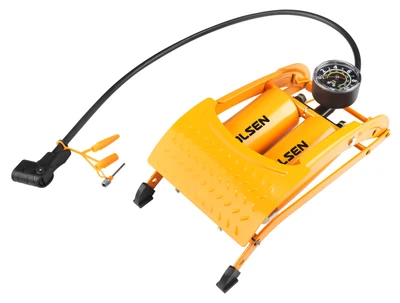 BOMBA DE PIE CON MANOMETRO