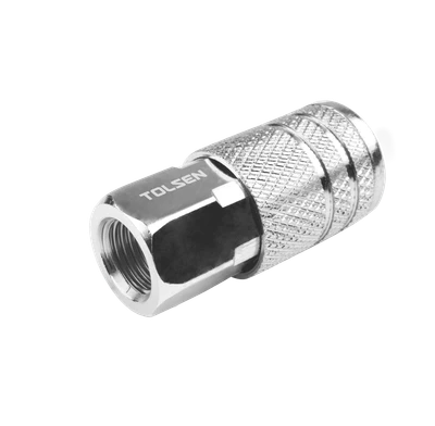 ACOPLADOR INDUSTRIAL DE ACERO HEMBRA DE 1/4