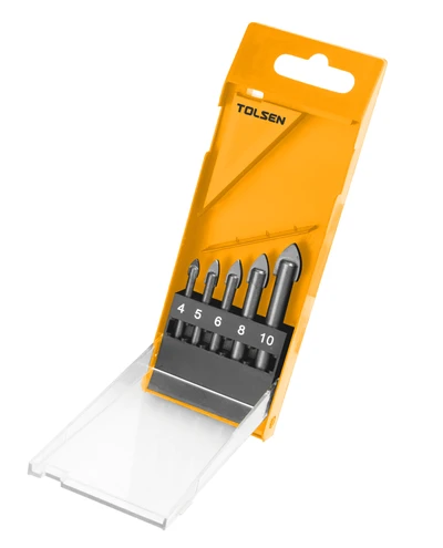 JUEGO DE MECHAS PARA VIDRIO 5 PZAS