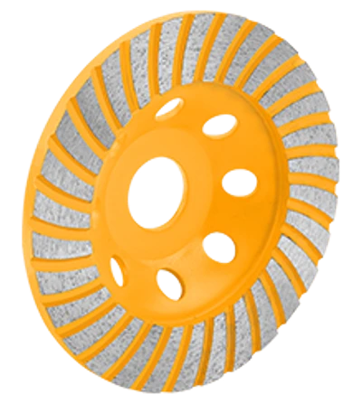 COPA TURBO PARA RECTIFICAR CONCRETO SEGMENTADA