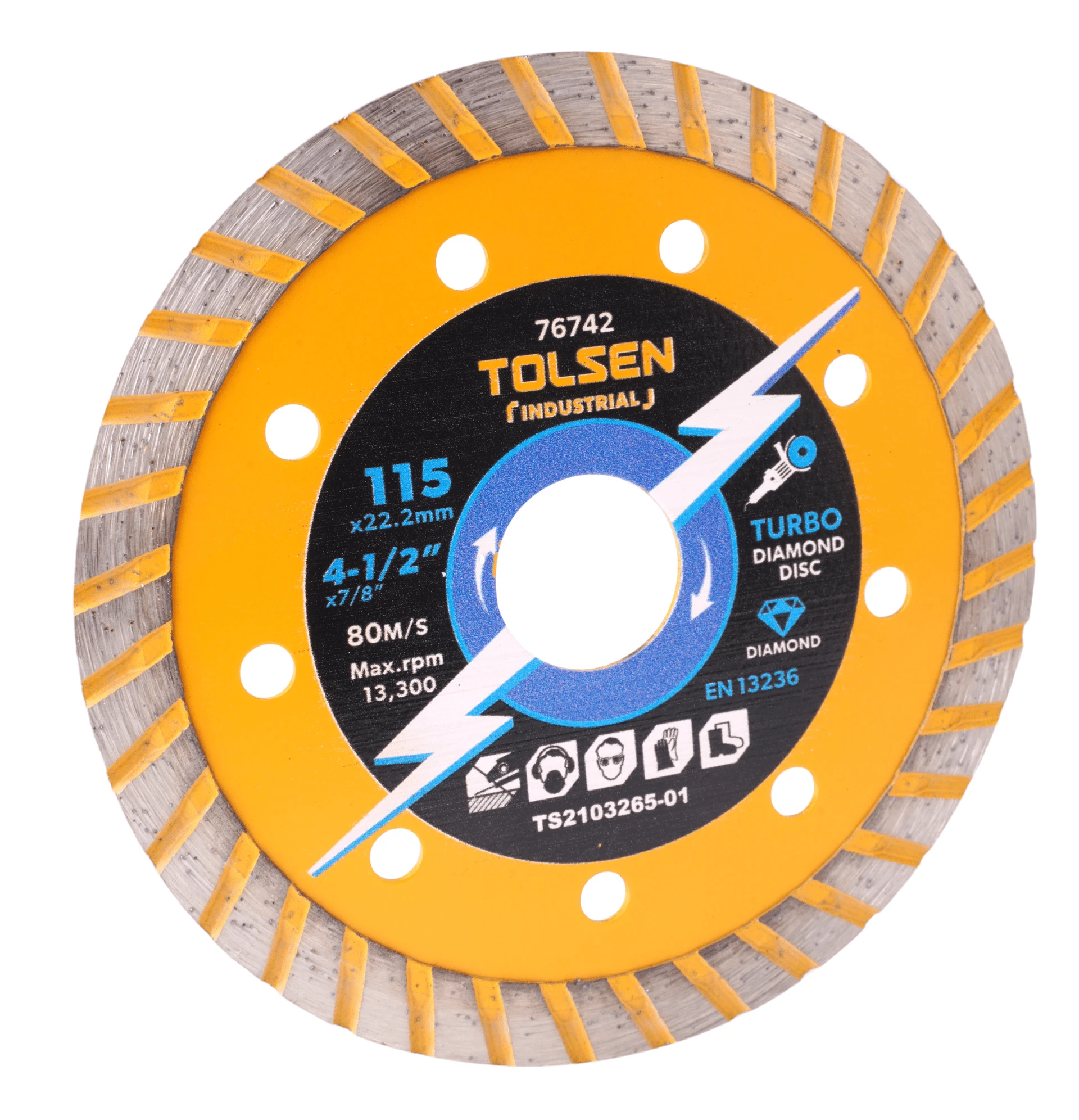 DISCO DE CORTE DIAMANTADO RANURADO