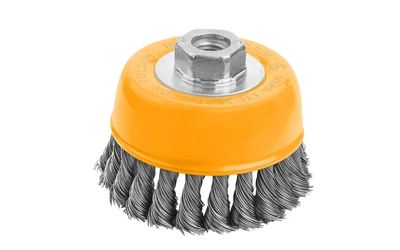 CEPILLO DE ALAMBRE CON COPA DE TUERCA ATORCHADO (INDUSTRIAL)