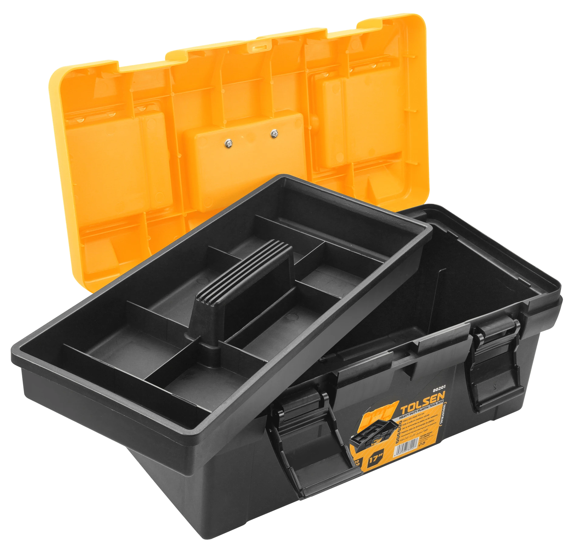 CAJA DE HERRAMIENTAS DE PLASTICO DE ALTA RESISTENCIA 17"