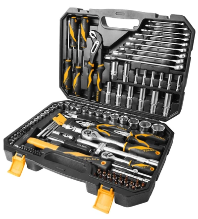 JUEGO DE LLAVES Y HERRAMIENTAS DE 116 PIEZAS