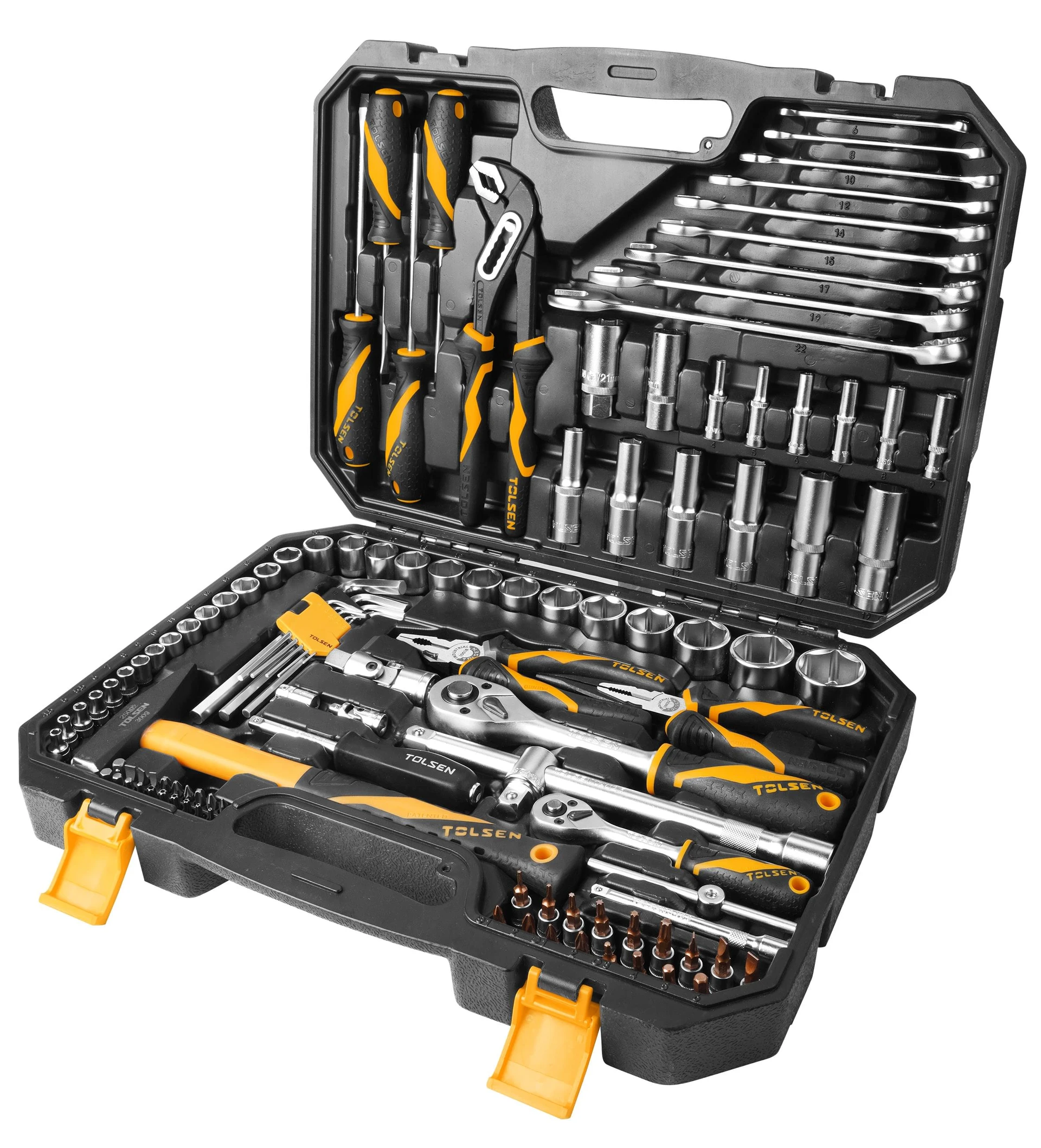 JUEGO DE LLAVES Y HERRAMIENTAS DE 116 PIEZAS