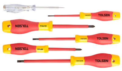 JUEGO DE 6 DESTORNILLADORES AISLADOS