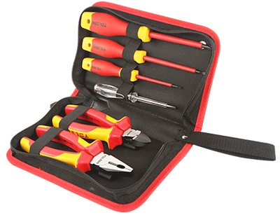JUEGO DE HERRAMIENTAS DE MANO AISLADAS DE 6 PZAS